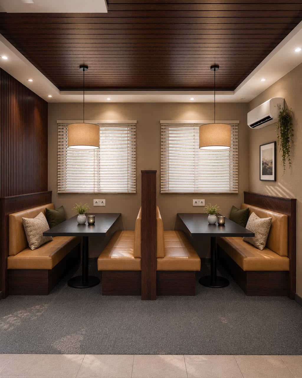 Quiet booth seating at DuloWork Lekki
